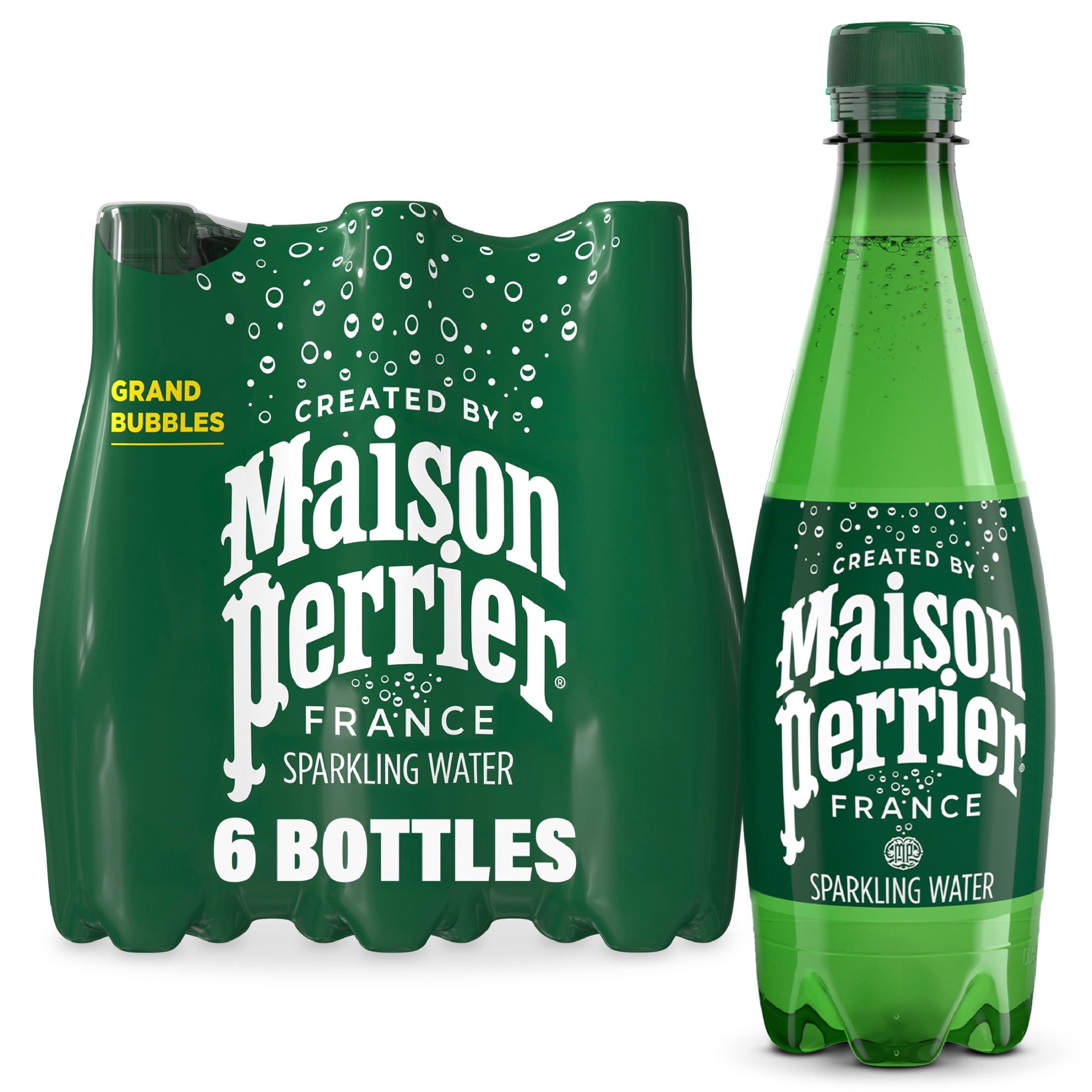 Maison Perrier Ultimate Sparkling Water 16.9 fl oz Plastic Bottles 6 Pack