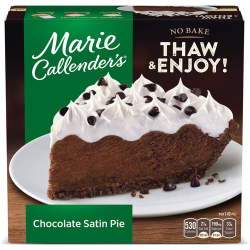 Chocolate Satin Pie 25.6 Oz 1 Count Marie Callender's