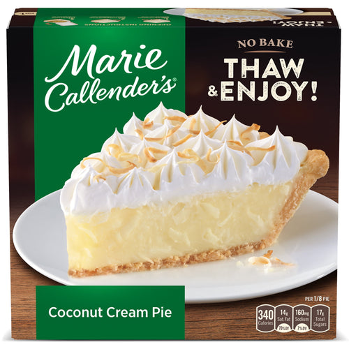 Coconut Cream Pie 30.3 Oz 8 Servings Marie Callender's