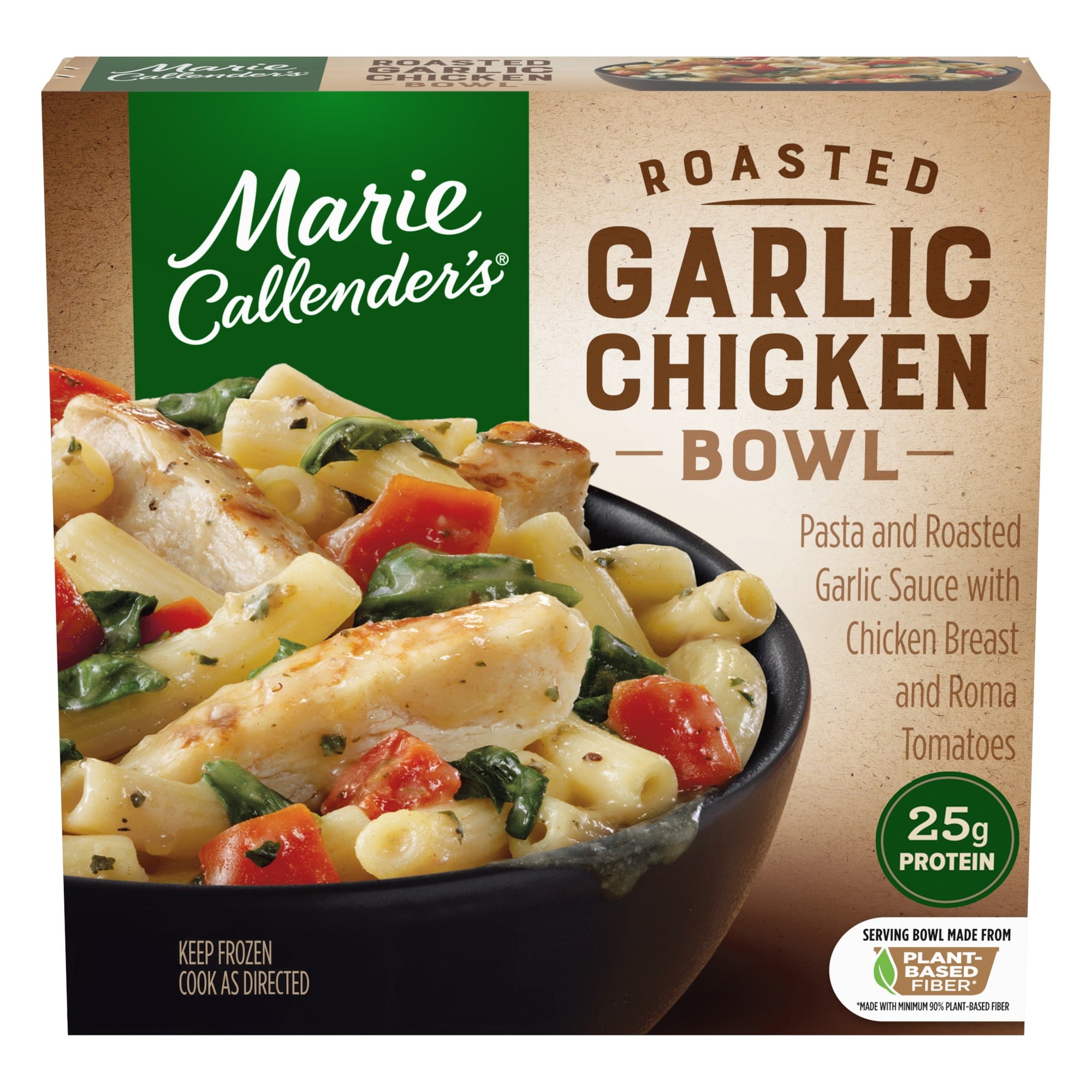 Marie Callender's Roasted Garlic Chicken Pasta Bowl Frozen Meal 11.5 Oz