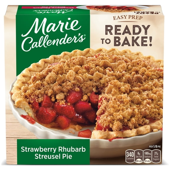 Strawberry Rhubarb Streusel Pie 33 Oz 1 Count Marie Callender's