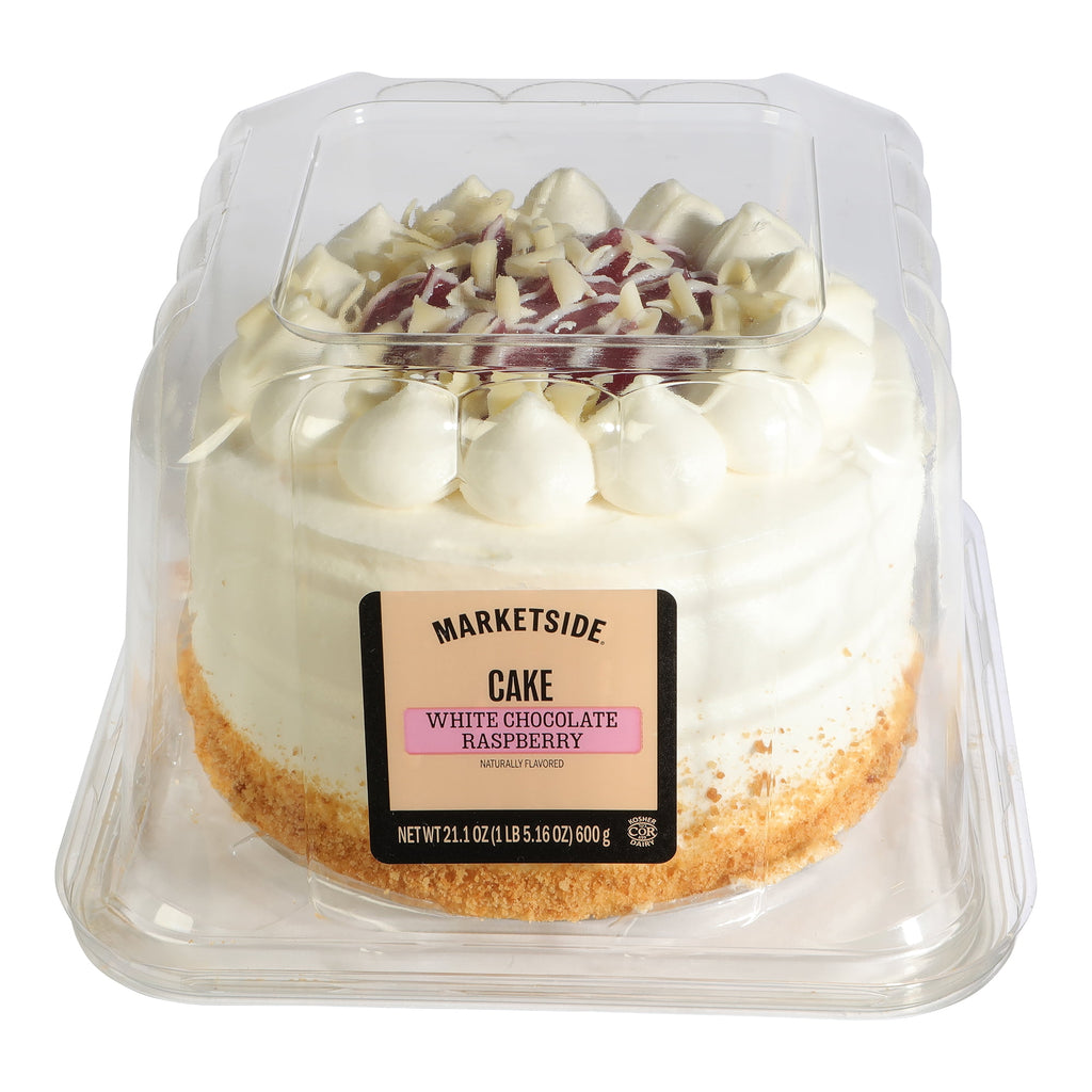 3 Layer White Chocolate Raspberry Cake 21.1 Oz Marketside