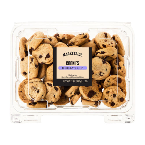 Bite Sized Chocolate Chip Cookies 12 Oz 48 Count Freshness Guaranteed