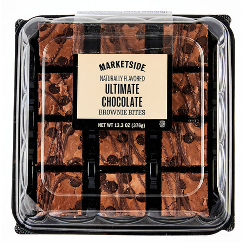 Bite-Sized Ultimate Chocolate Brownies 13.3 Oz 12 Count Marketside