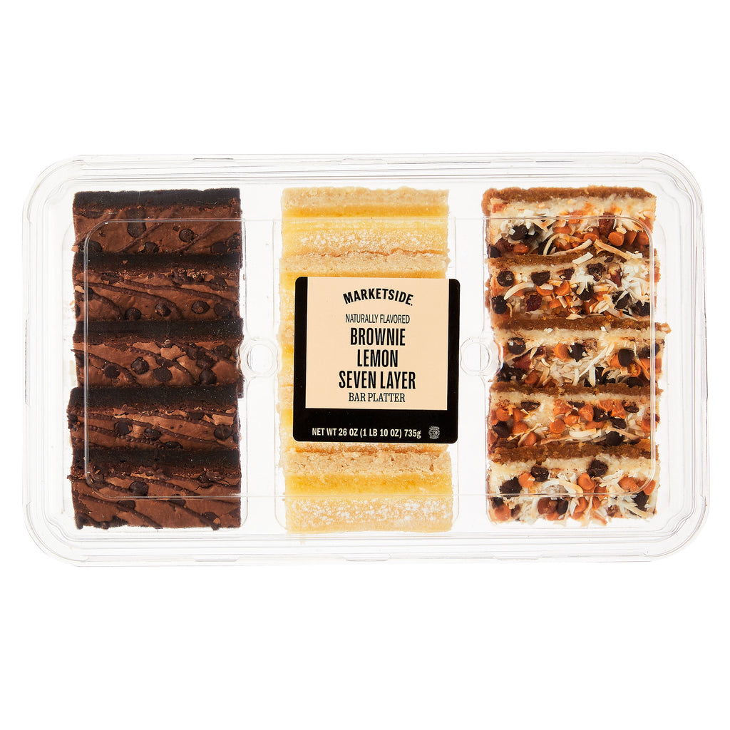 Brownie Lemon Seven Layer Bar Platter 26 Oz 15 Count Marketside