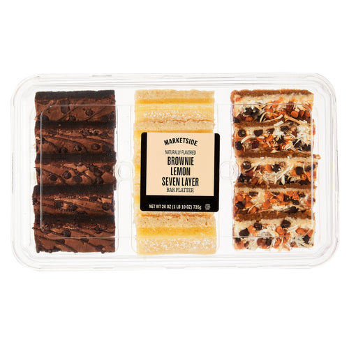 Brownie Lemon Seven Layer Bar Platter 26 Oz 15 Count Marketside