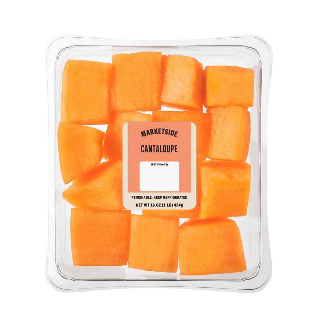 Fresh Cut Cantaloupe Chunks 16 Oz Tray
