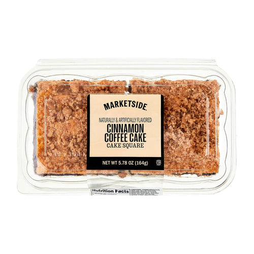 Cinnamon Coffee Cake Squares 5.78 Oz 2 Count Marketside