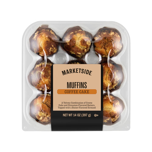 Coffee Cake Crumble Muffins 14 Oz 9 Count Marketside