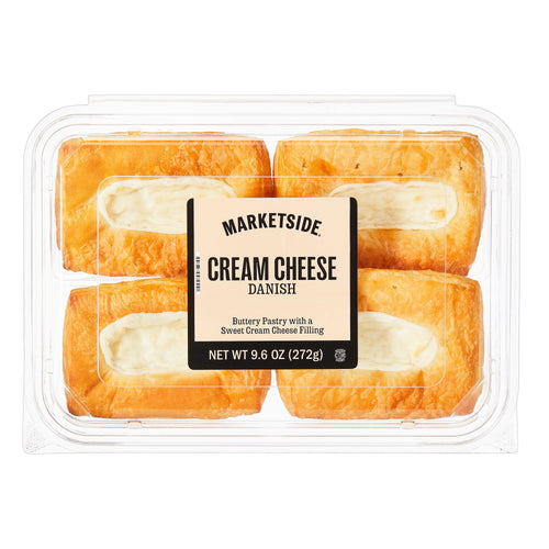 Cream Cheese Danish Baked Pastry 9.6 Oz 4 Count Marketside