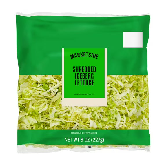 Marketside Fresh Shredded Iceberg Lettuce, 8 oz Bag