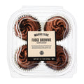 Fudge Brownie Cupcakes 11.7 Oz 4 Count Marketside