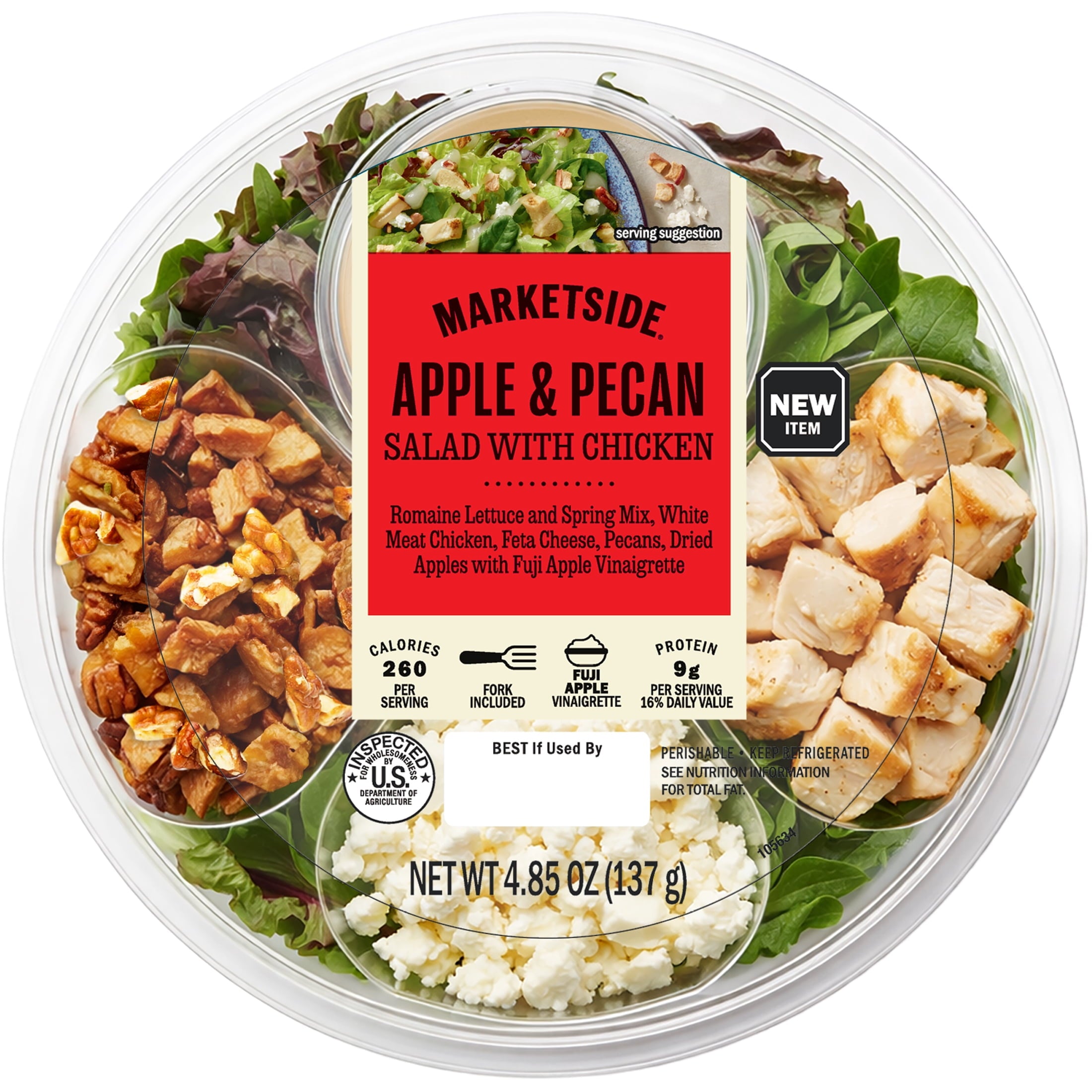 Fuji Apple Salad Bowl 4.8 Oz