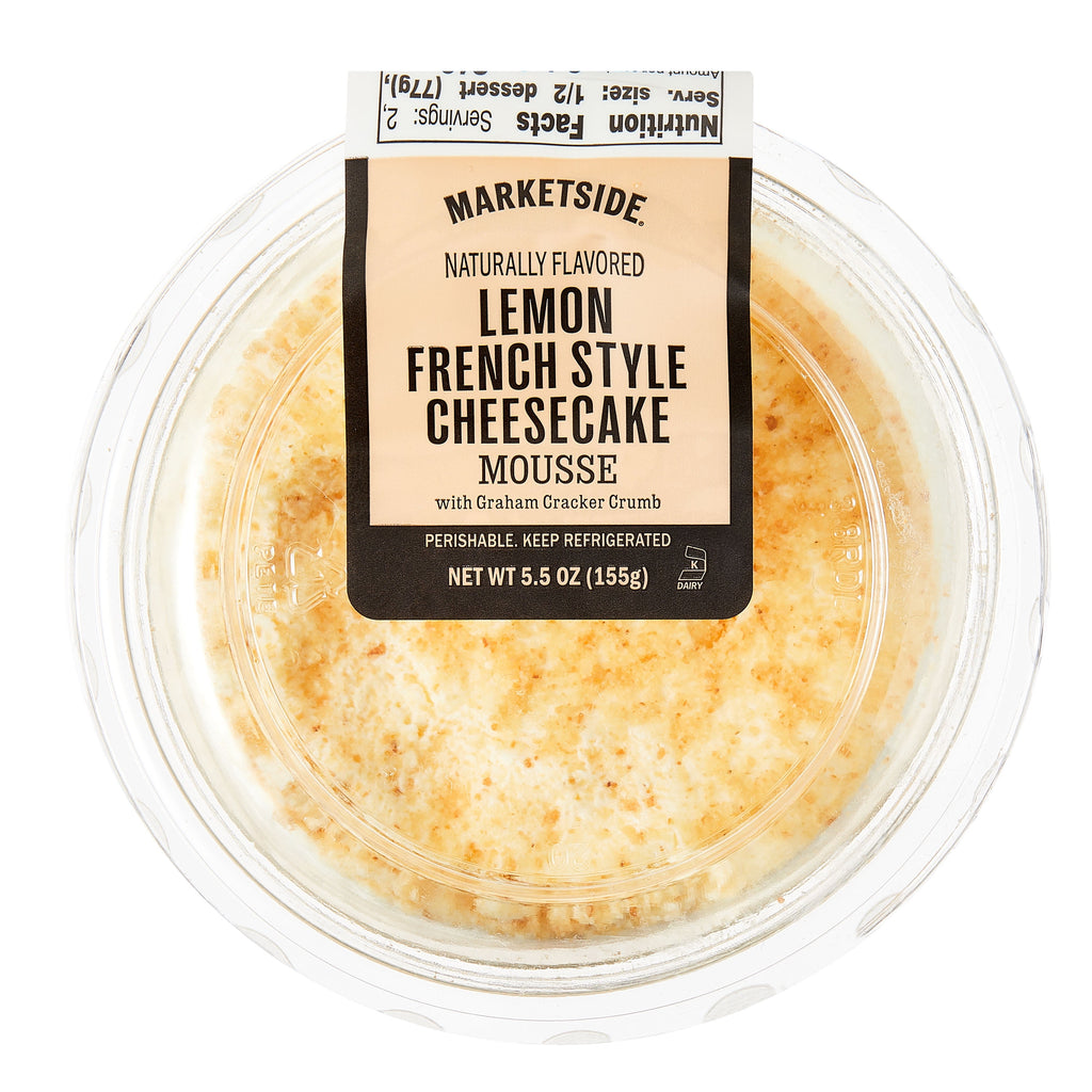 Lemon French Style Cheesecake Mousse Cup 5.25 Oz 1 Count Marketside