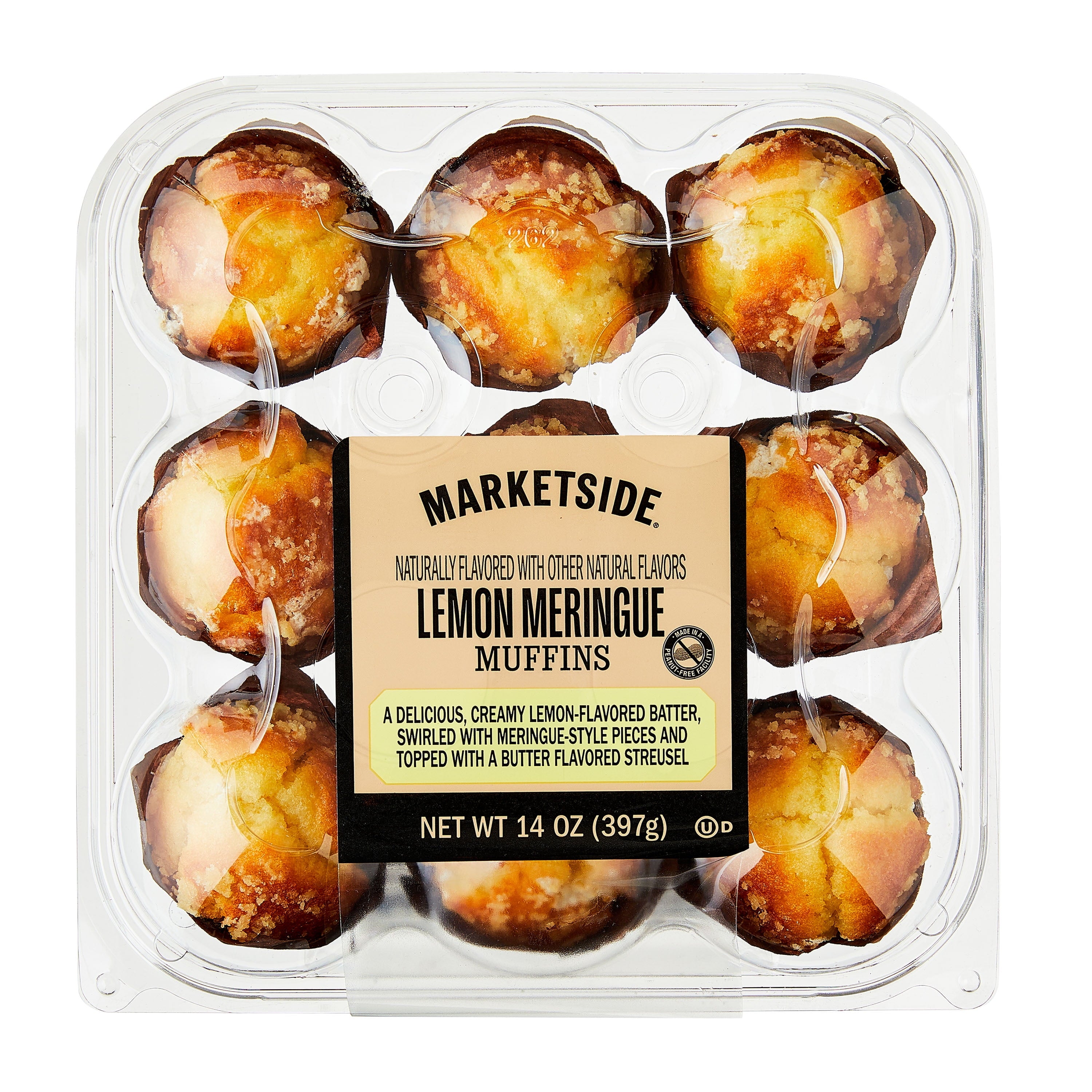 Lemon Meringue Muffins 14 Oz 12 Count Marketside