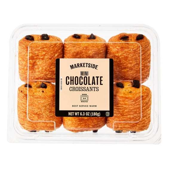 Mini Chocolate Baked Croissants 6.35 Oz 6 Count Marketside