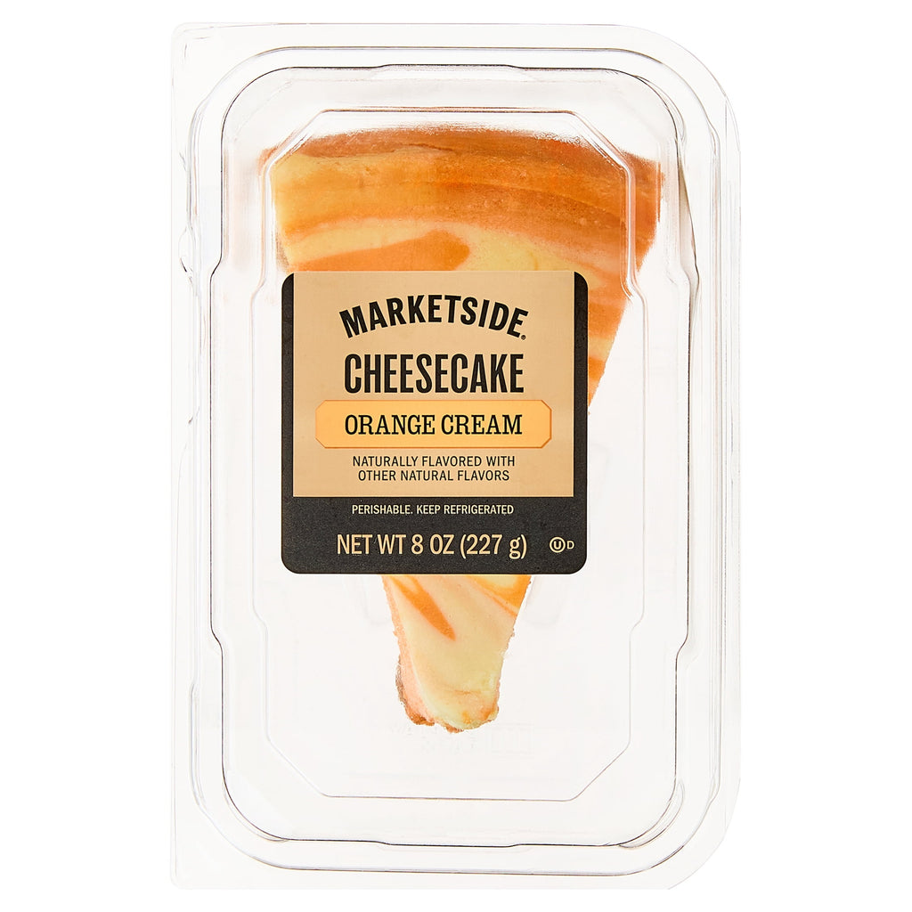 Orange Cream Cheesecake Slice 8 Oz 1 Count Marketside