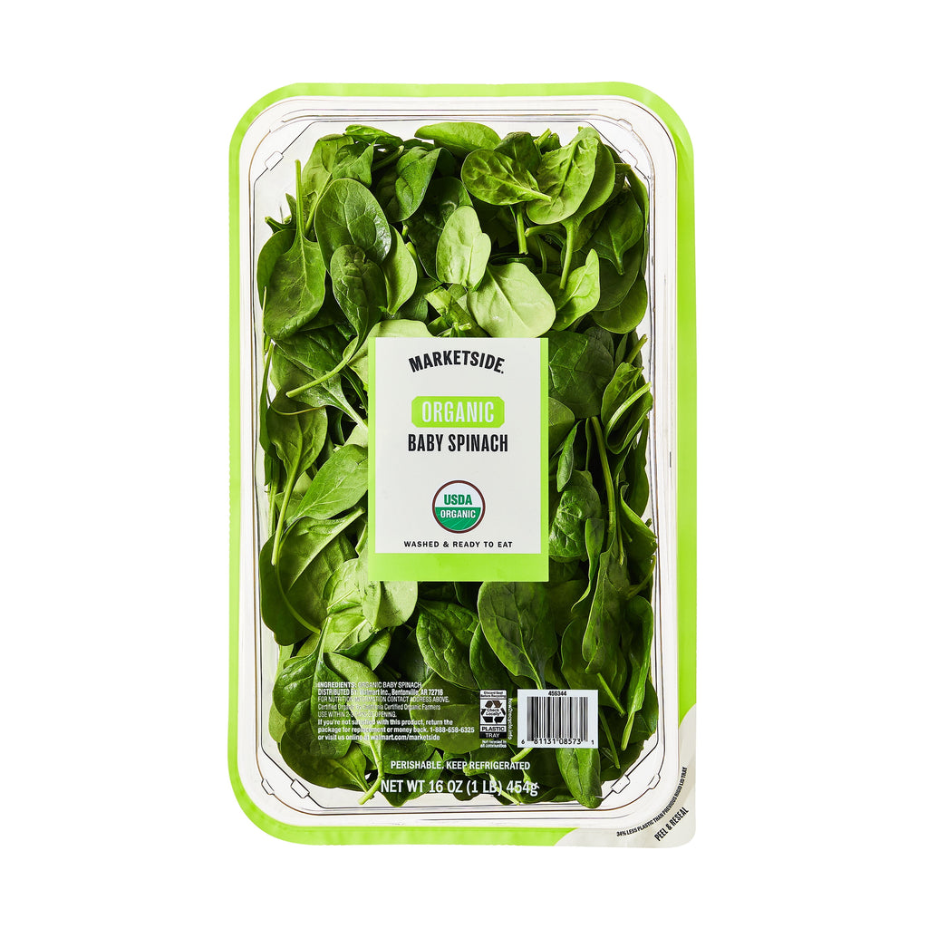Organic Baby Spinach 16 Oz Bag