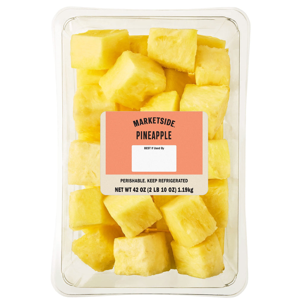 Marketside Fresh Cut Pineapple Chunks 42 Oz Tray