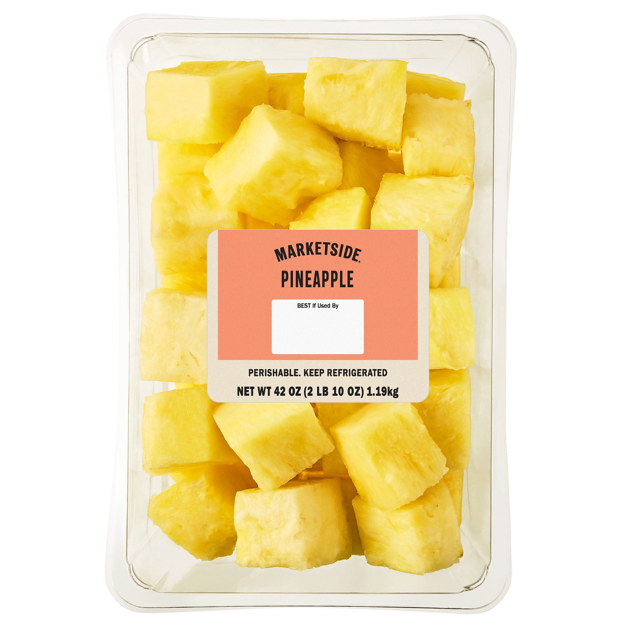 Marketside Fresh Cut Pineapple Chunks 42 Oz Tray