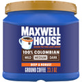 Maxwell House 100% Colombian Naturally Caffeinated Medium Roast Ground Coffee 23.1 oz Canister