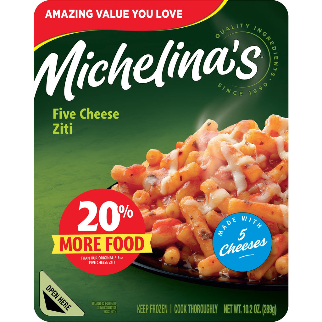 Michelina's Five Cheese Ziti Frozen Meal 10.2 Oz
