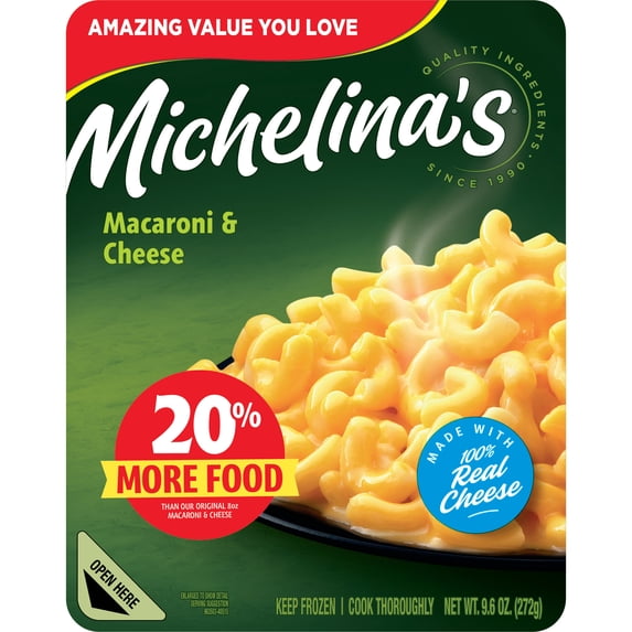 Michelina's Macaroni and Cheese Frozen Meal 9.6 Oz