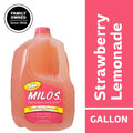 Milo's Strawberry Lemonade Refrigerated Juice Drink 128 fl oz Gallon
