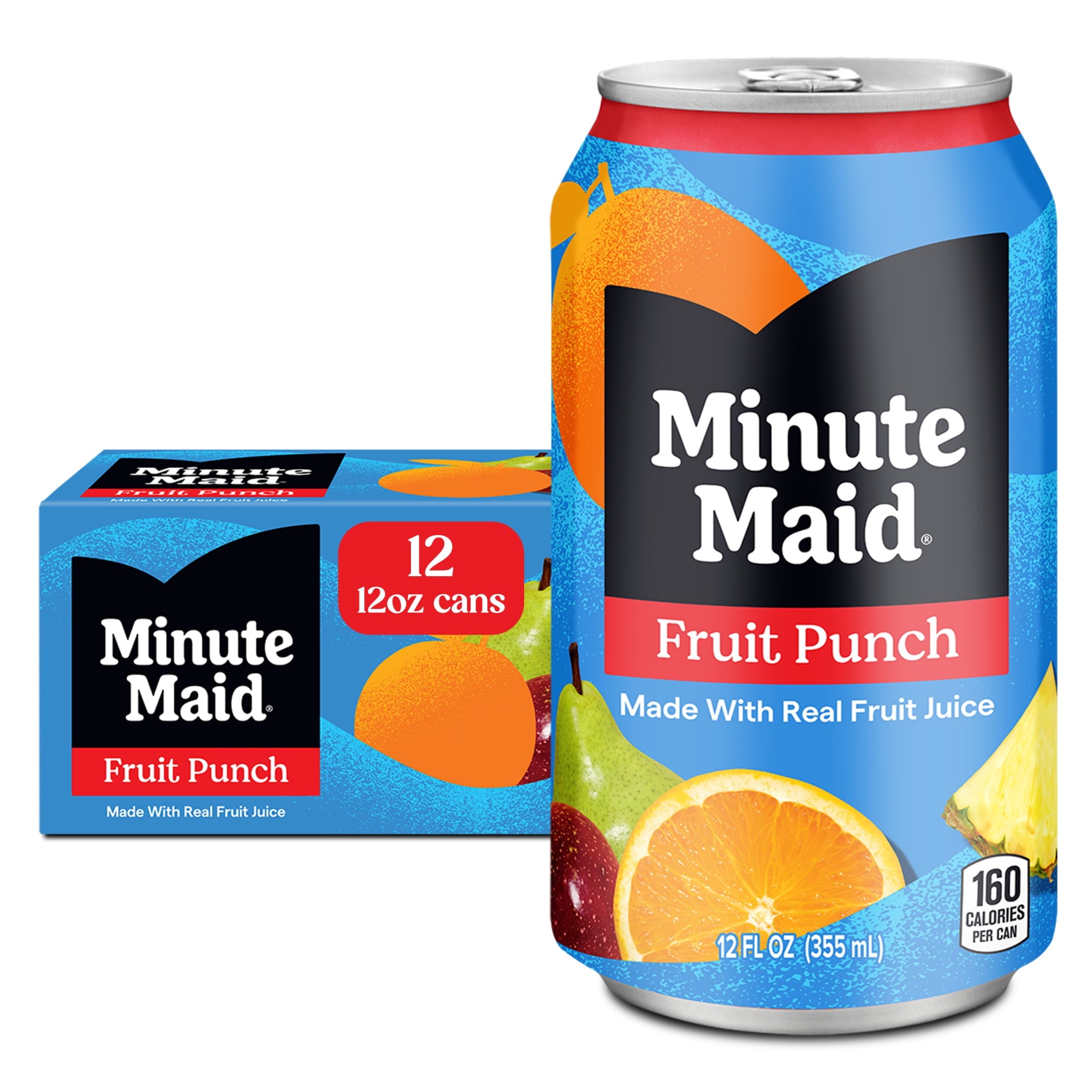 Minute Maid Fruit Punch Juice Drink 12 fl oz 12 Pack