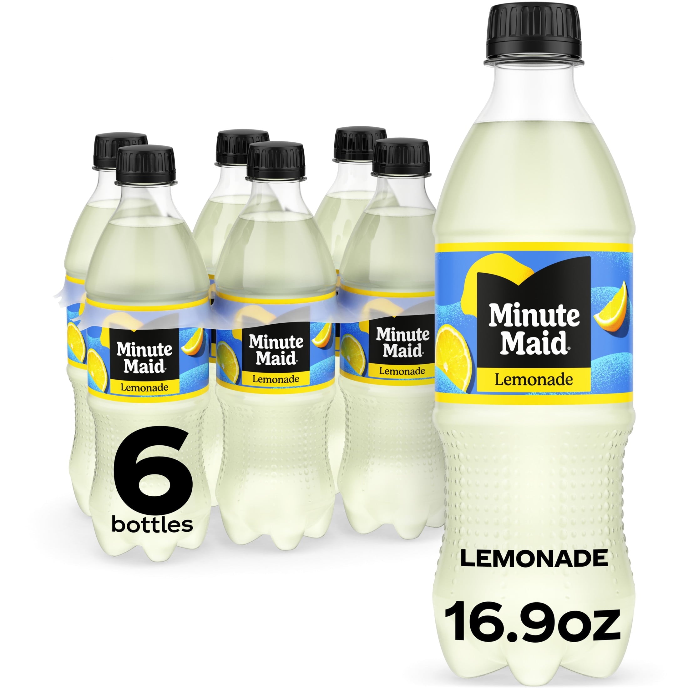 Minute Maid Lemonade 16.9 fl oz Bottles 6 Pack