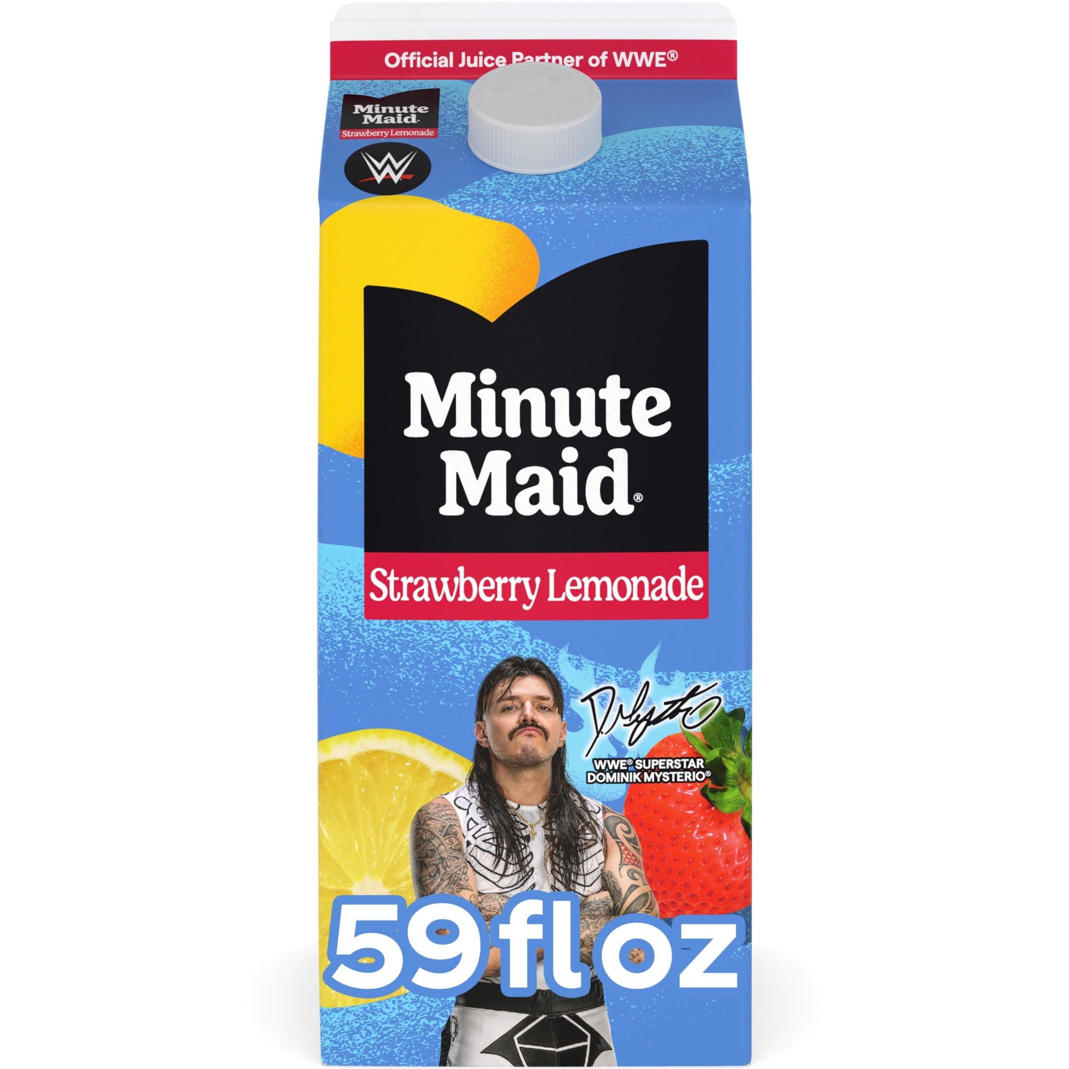 Minute Maid Strawberry Lemonade Juice Drink Carton 59 fl oz