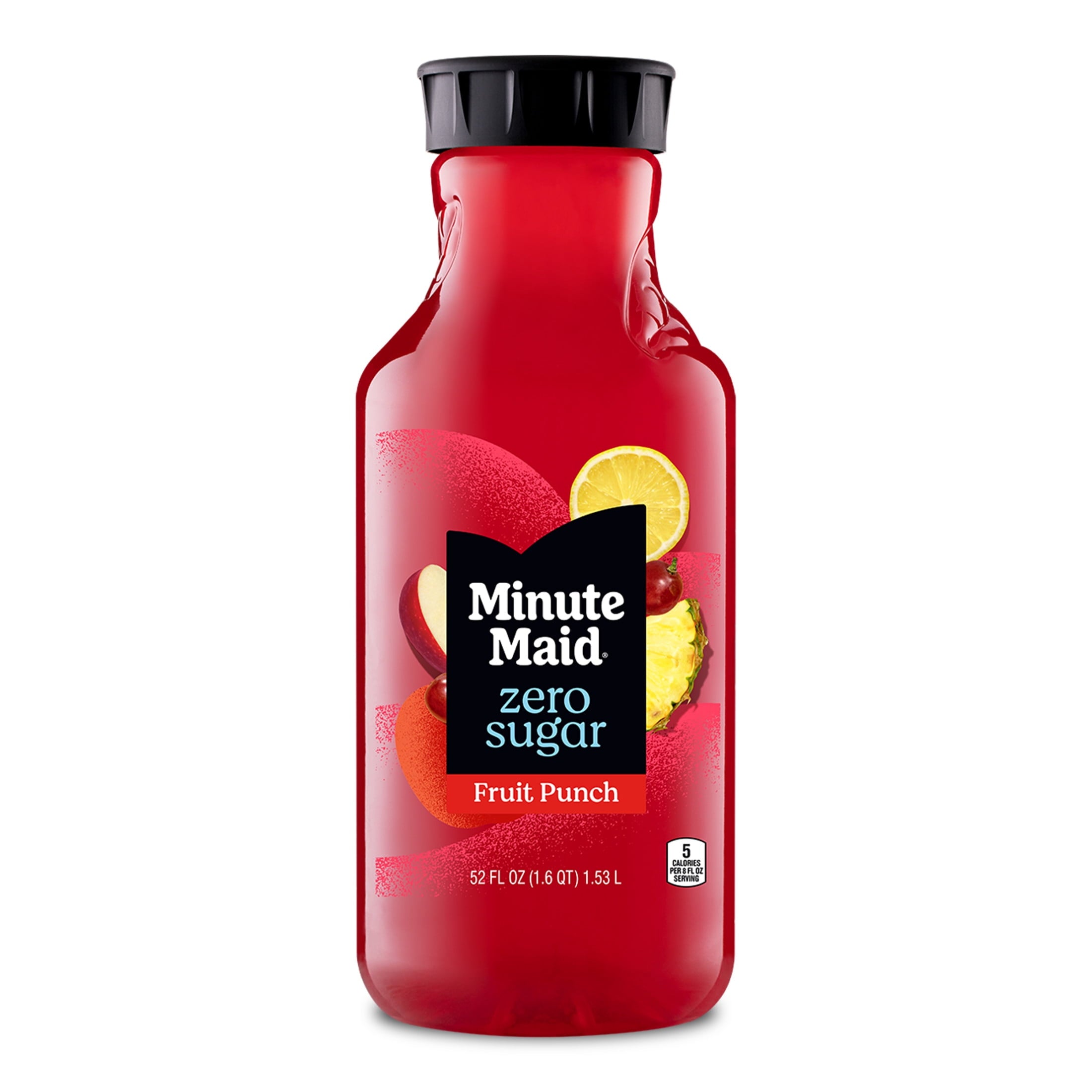 Minute Maid Zero Sugar Fruit Punch Juice Drink 52 fl oz Bottle