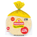 Super Soft Yellow Corn Tortillas 30 Count Mission
