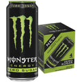Monster Energy Zero Sugar Energy Drink 16 fl oz 4 Pack Cans