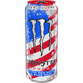 Monster Energy Ultra Red White & Blue Razz Sugar Free Energy Drink 16 fl oz 24 Pack Cans