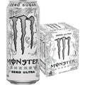 Monster Energy Zero Ultra Sugar Free Energy Drink 16 fl oz 4 Pack Cans