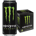 Monster Energy Original Energy Drink 16 fl oz 4 Pack Cans