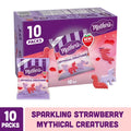 Mother's Sparkling Strawberry Mythical Creatures, Shortbread Cookies with Strawberry Frosting and Sprinkles, 10 packs, 1 oz bags