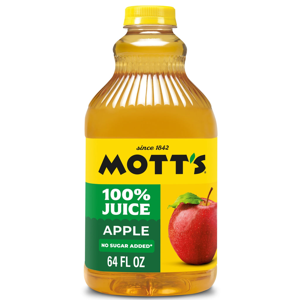 Mott's 100% Apple Juice Pulp-Free 64 fl oz Bottle