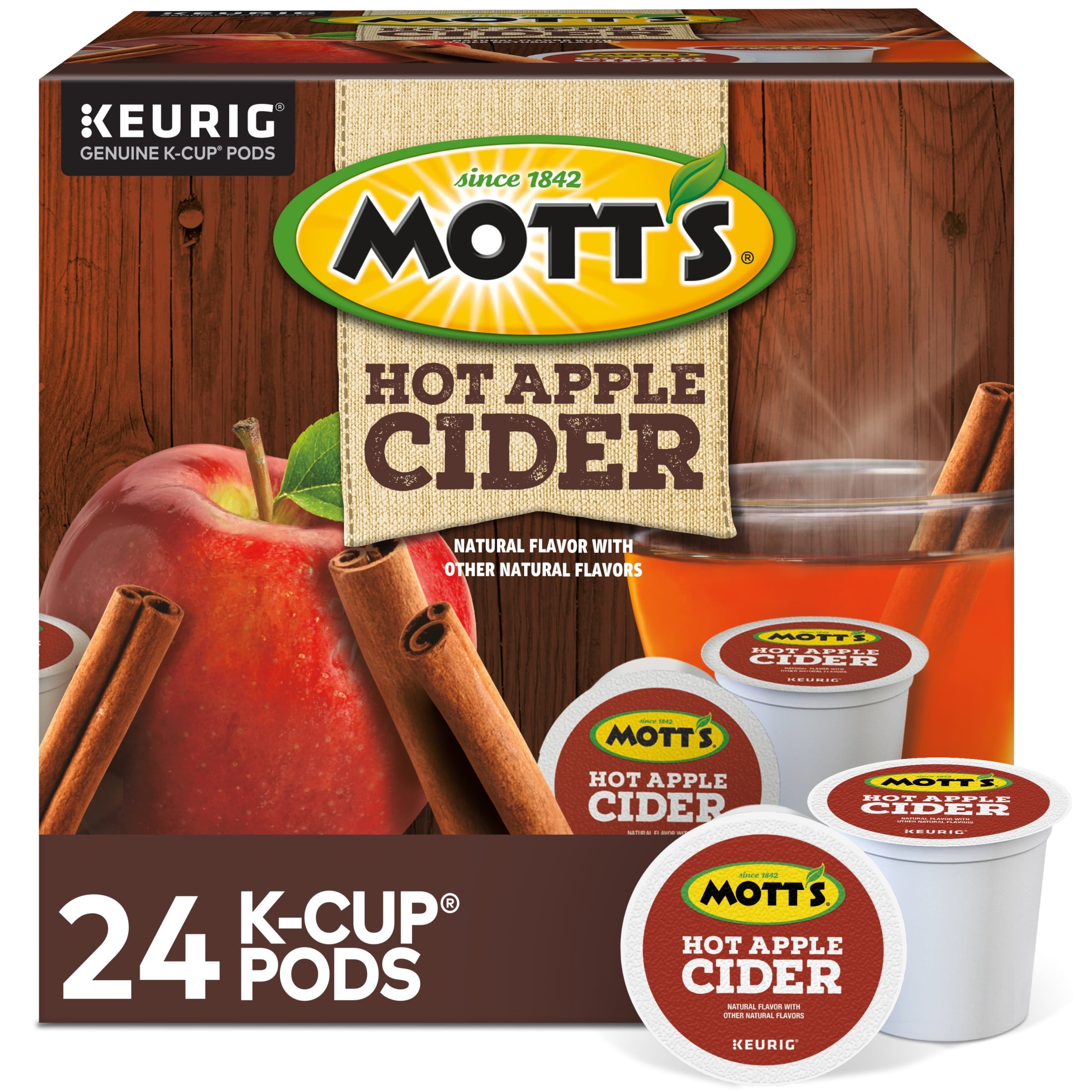 Mott's Hot Apple Cider K-Cup Pods 24 Count