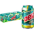Mountain Dew Baja Blast Tropical Lime Soda Pop Cans 12 Fl Oz 12 Pack