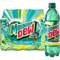 Mountain Dew Baja Blast Tropical Lime Soda Pop Bottles 16.9 Fl Oz 12 Pack