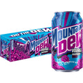 Mountain Dew Voltage Raspberry Citrus Soda Pop Cans 12 Fl Oz 12 Pack
