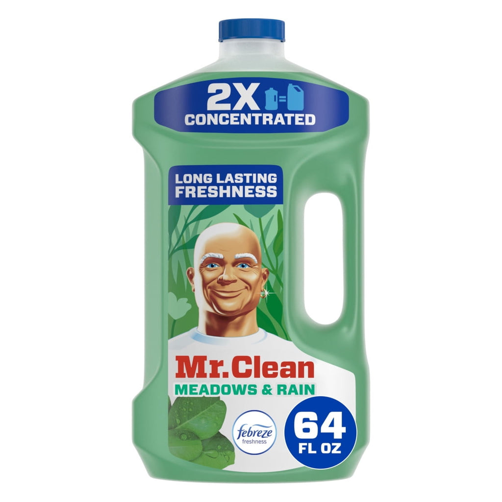 Mr. Clean 2X Concentrated Multi-Surface Cleaner Meadows & Rain Scent 64 fl oz