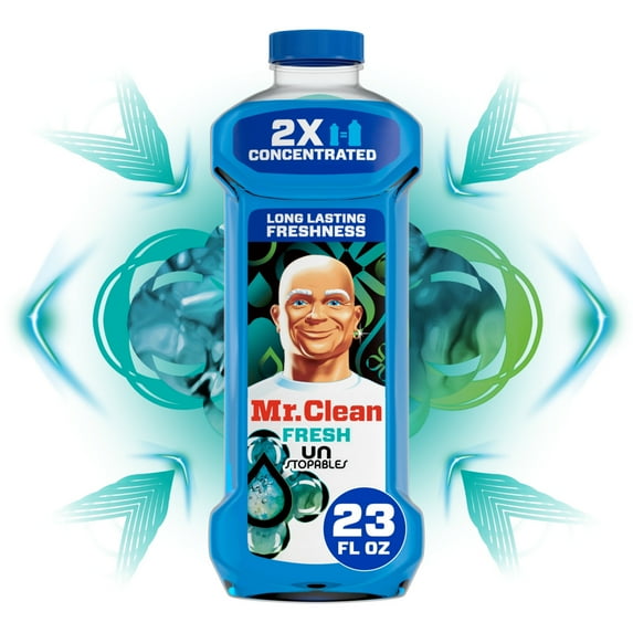 Mr. Clean 2X Concentrated Multi-Surface Cleaner Unstopables Fresh Scent 23 fl oz