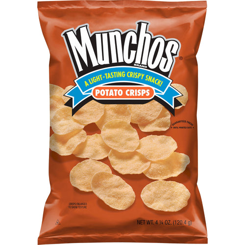 Classic Flavor Potato Snack Chips 4.25 Oz Munchos