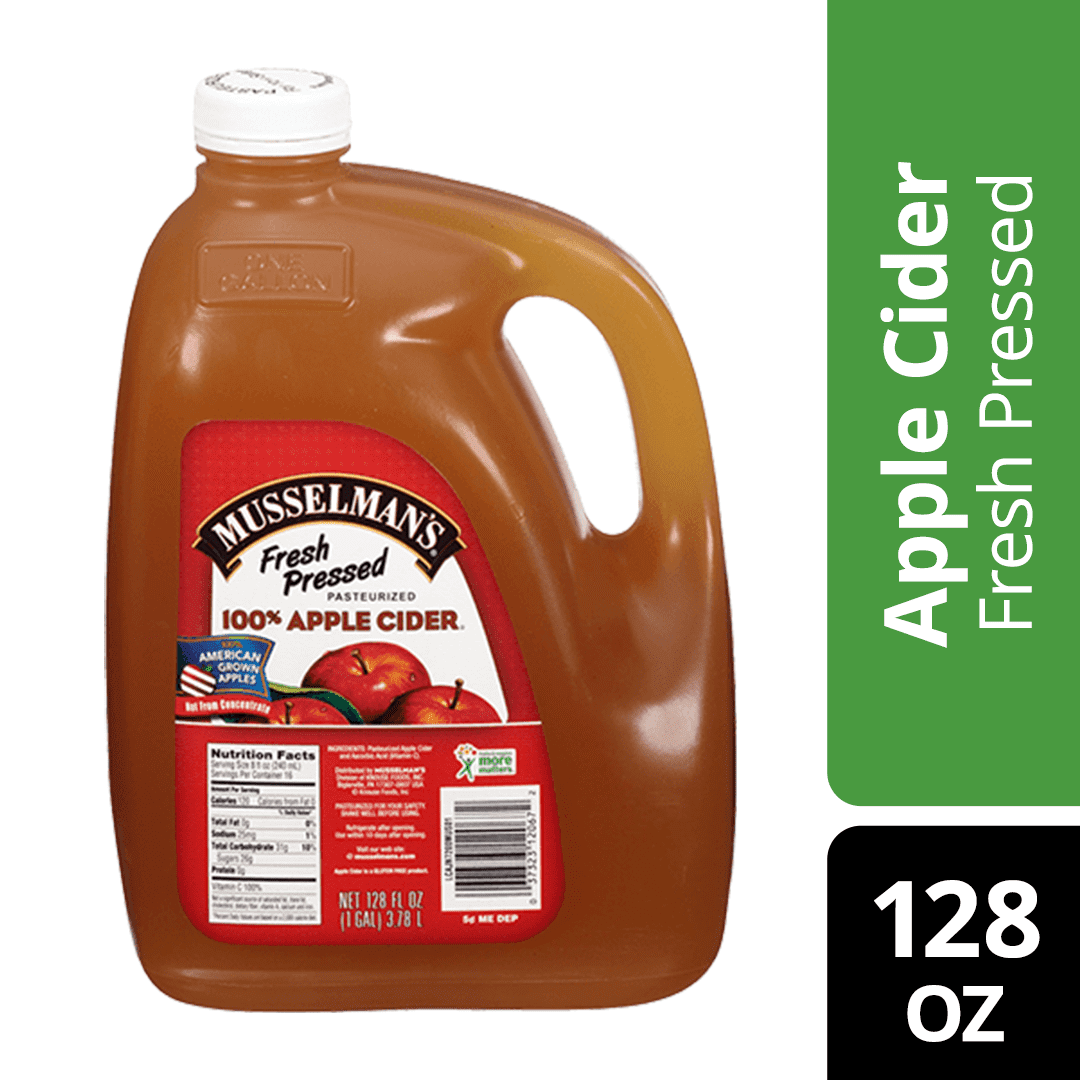Musselman's Fresh Pressed 100% Apple Cider Unfiltered 128 fl oz