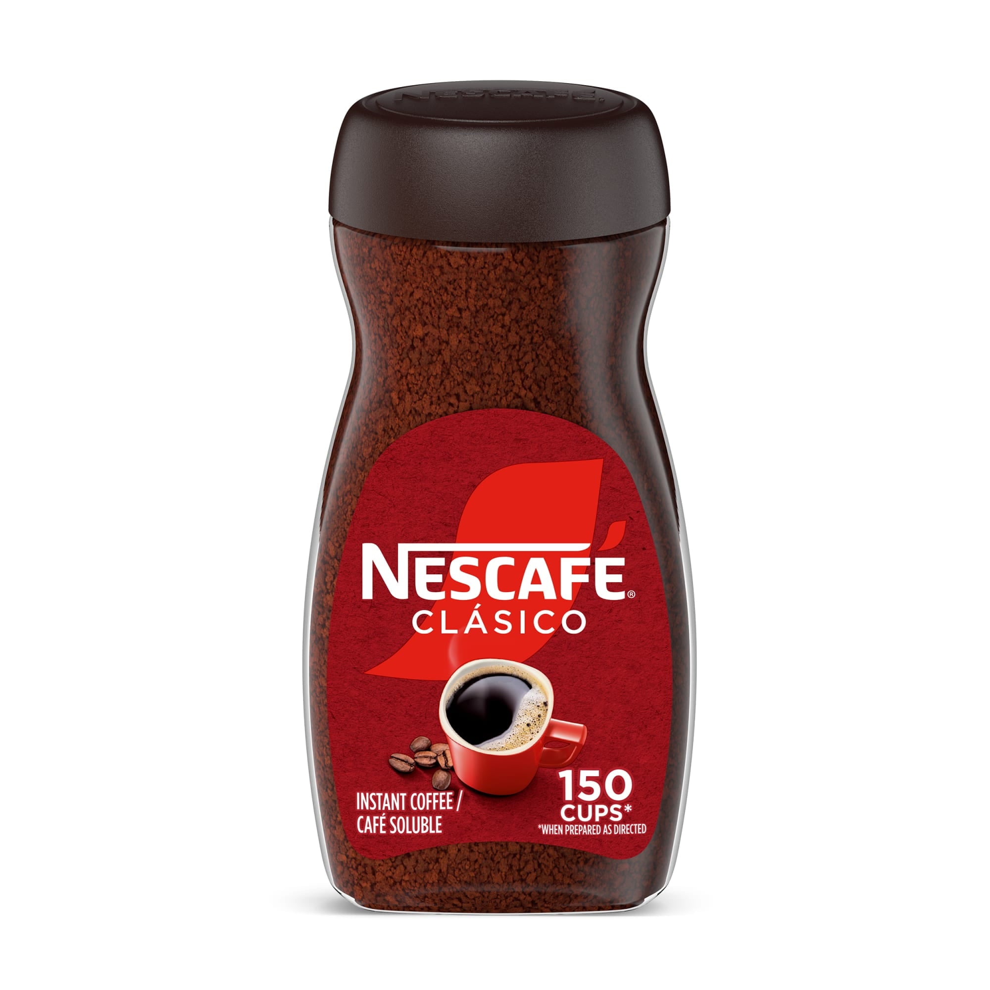 NESCAFÉ CLÁSICO Naturally Caffeinated Dark Roast Instant Coffee 10.5 oz Jar