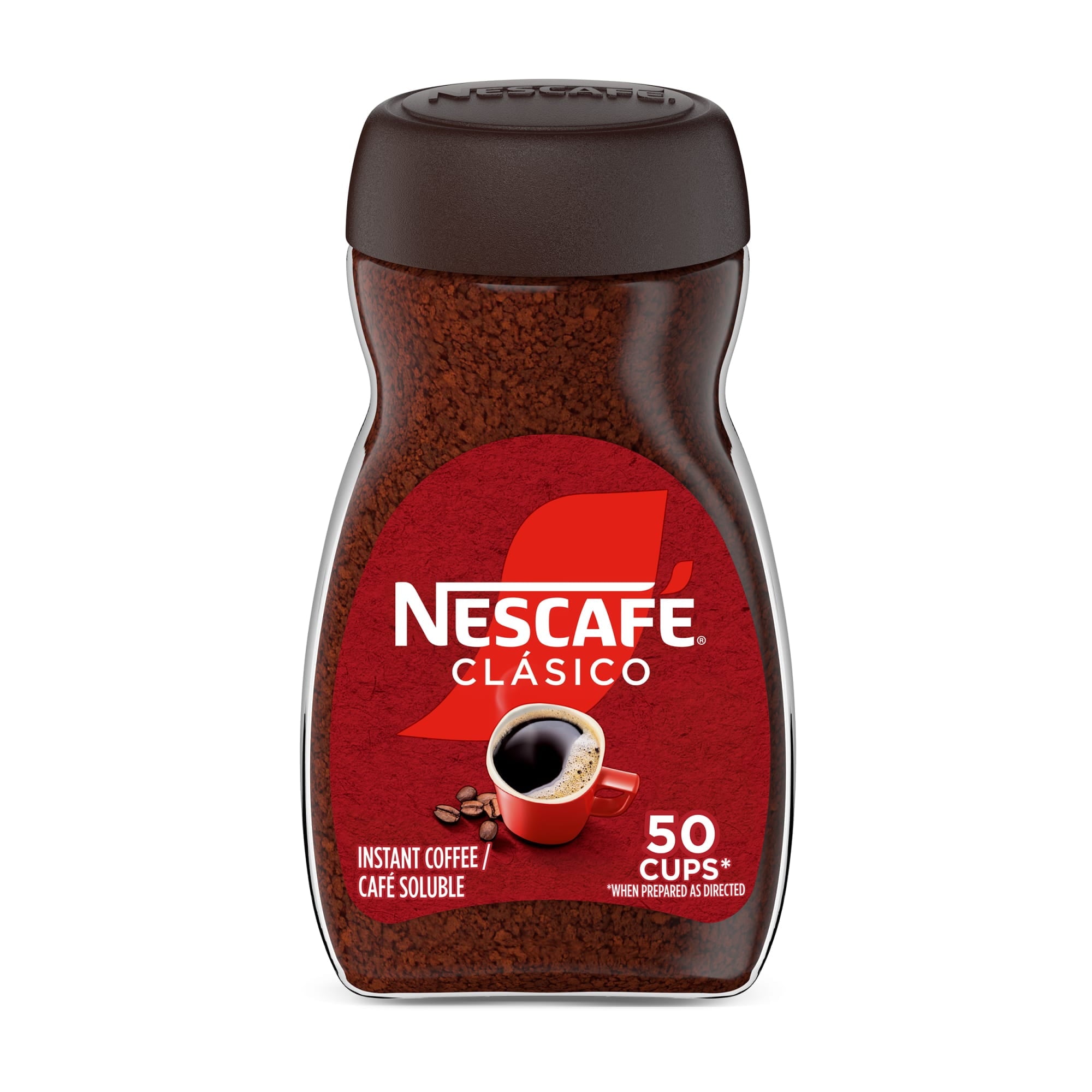 NESCAFÉ CLÁSICO Naturally Caffeinated Dark Roast Instant Coffee 3.5 oz Jar
