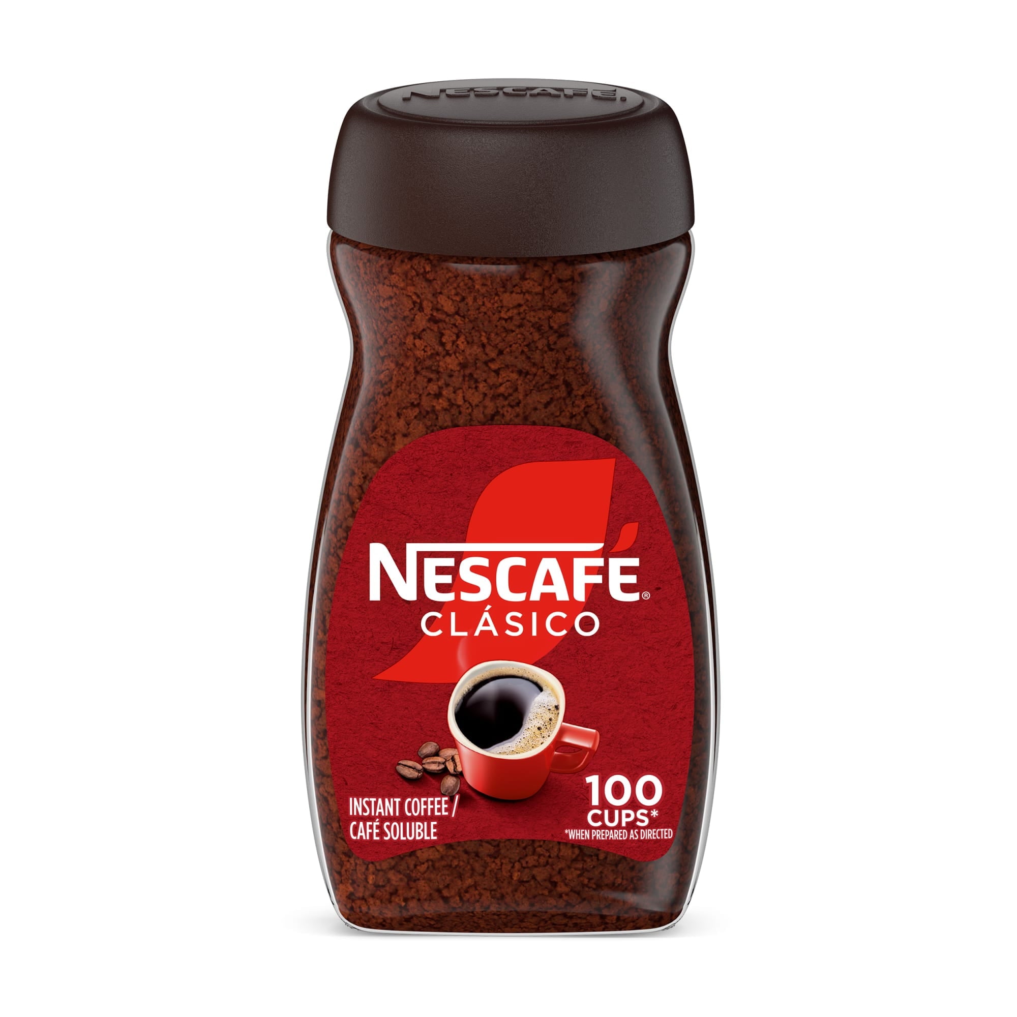 NESCAFÉ CLÁSICO Naturally Caffeinated Dark Roast Instant Coffee 7 oz Jar